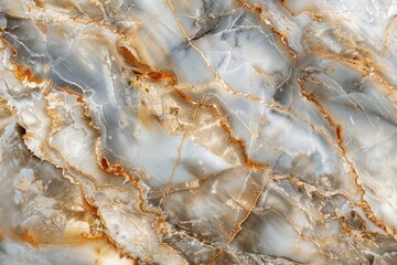 Luxurious Marble Texture Background with Elegant White and Gold Veins for Sophisticated Interior Design