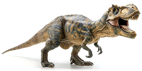 Ferocious Prehistoric Dinosaur Roaring with Primal Dominance