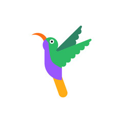 illustration vector graphic bird flat illustration for logo, icon, element, template, design, etc

