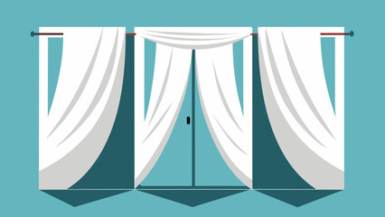 White curtains swaying gently in the breeze peek out from behind each closed door symbolizing the new beginnings and fresh experiences that