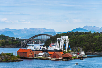 View of STAVANGER, FjordSailing, Stavanger, Boknafjorden, Norway, Europe - 762313351