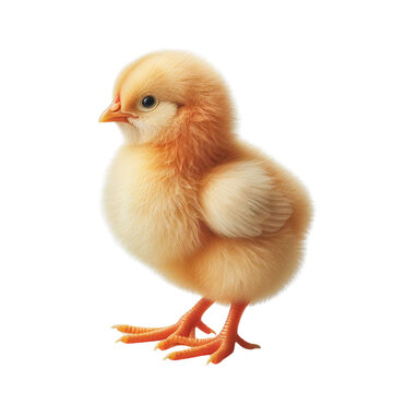 An image of a chick on a transparent background