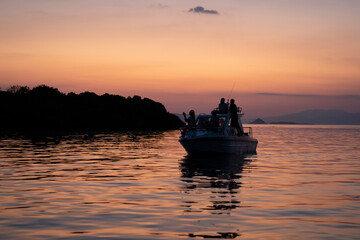 Fototapeta na wymiar Komodo Islands Sunset