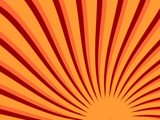 Swirling radial retro background. Vector illustration for swirl design. Spinning spiral vortex. Helical rotation beam. Bringing together psychedelic measurable lines. Delightful sunshine.