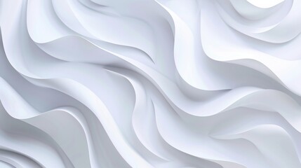 Modern background with wavy lines in white color