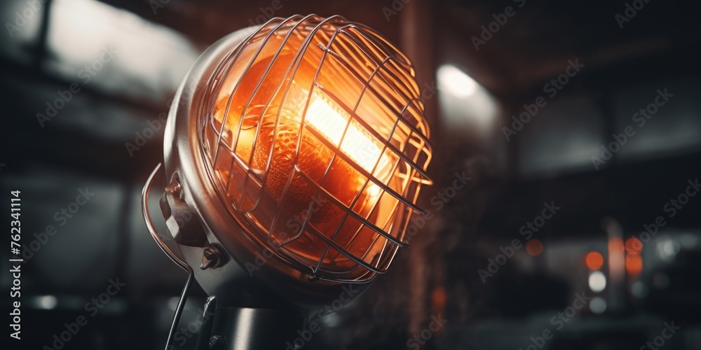 Aufkleber close up of a light bulb, suitable for various concepts