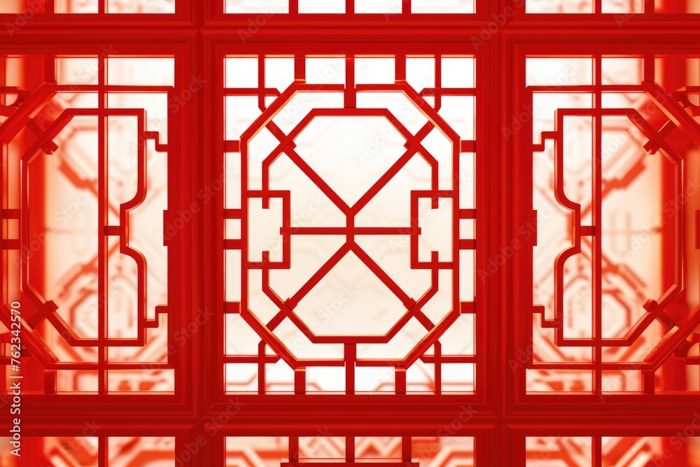 Fototapete Close up of window with intricate pattern. Ideal for architectural or design concepts