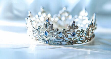 Wedding Tiara, Wedding Crown Bridal. queen crown.  - obrazy, fototapety, plakaty