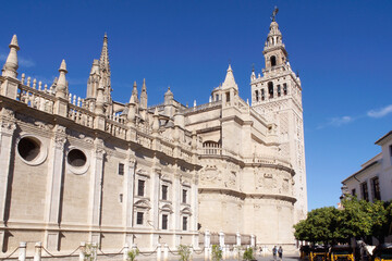 Fototapeta premium Seville (Spain). The Giralda of Seville Cathedral