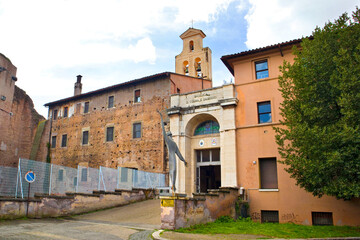 Basilica of Saints Cosma and Damiano in Rome, Italy