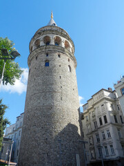 Fototapeta na wymiar Istanbul (Turkey). Galata Tower in the city of Istanbul.