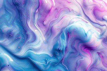 Galaxy in iridescent colors soft gradient