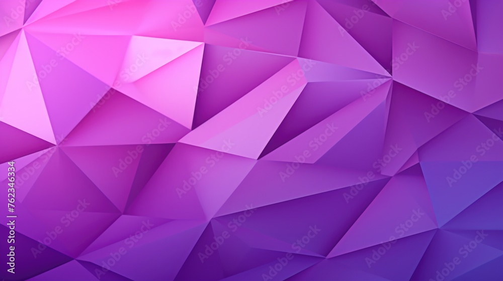 Poster abstract background with vibrant purple and pink triangles. perfect for modern design projects