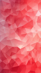 Abstract geometric rumpled triangular shapes background in bright pink and orange colors - obrazy, fototapety, plakaty