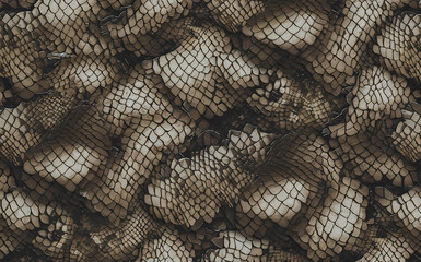  a pattern inspired by snake skin, generative ai