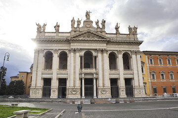 Fototapeta na wymiar Basilica of San Giovanni in Laterano in Rome, Italy