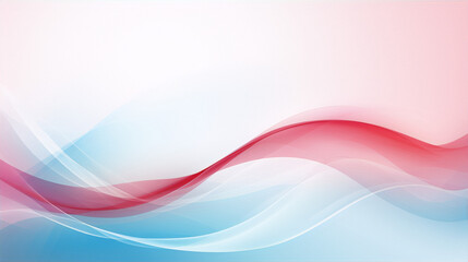 Abstract colorful wave lines with dots on white background