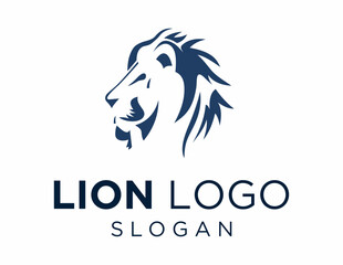 Logo about Lion on a white background. created using the CorelDraw application.
