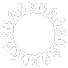 Circle shape design. Geometric element