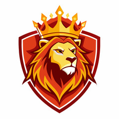 Lion and crown for your logo