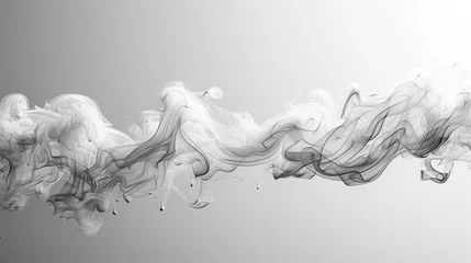 Deurstickers Image of smoke © Zaleman