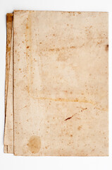 Aged Blank Paper Texture Background