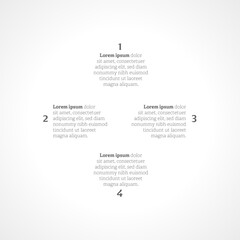 Infographic design with 4 options or steps. Infographics for business concept.