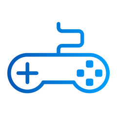 This is the Game Console icon from the gadget icon collection with an Outline gradient style