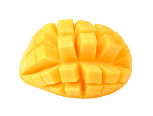 Ripe mango on transparent png