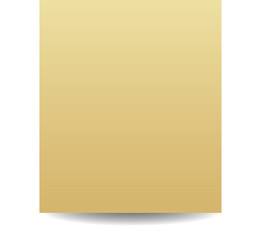 Gold paper rectangle and shadow, banners, label
