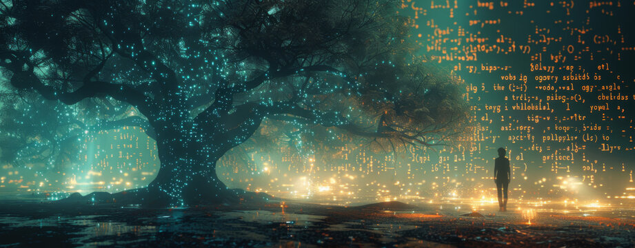 The tree of AI's digital data flow 