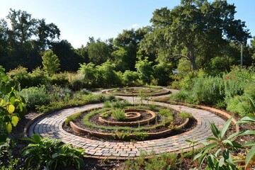 Maze in the garden