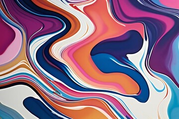 Closeup of abstract watercolor paint background texture with liquid fluid marbled paper texture banner texture. Generative AI (생성형 AI)