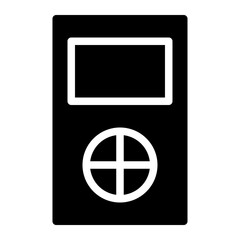 This is the Video Game icon from the gadget icon collection with an solid style