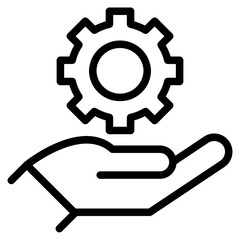 Gear, App settings button, slider, wrench tool, fix concept minimal vector illustrations.