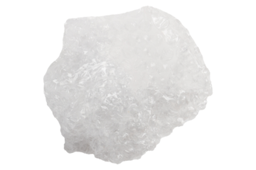 Piece of bubble wrap on empty background