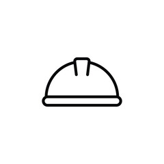 construction helmet icon vector