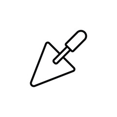 Trowel icon vector