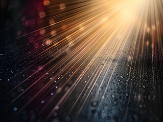 natural light overlays on a dark background.