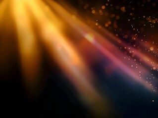 natural light overlays on a dark background.