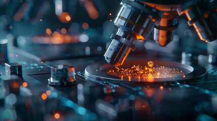 A 3D animated visualization of a groundbreaking medical procedure being performed on a microscopic level