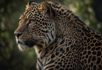 Fototapeta premium close up of a leopard