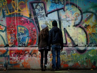 Obraz na płótnie Canvas HD Urban Exploration Graffiti