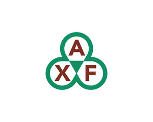 AXF logo design vector template