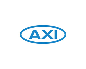 AXI logo design vector template