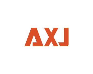 AXJ logo design vector template