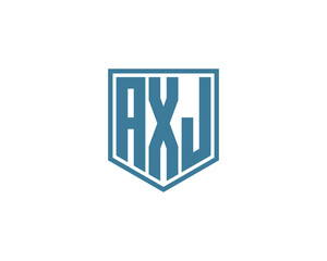 AXJ logo design vector template