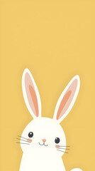 Cute bunny illustration  | High Quality | Wallpaper