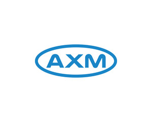 AXM logo design vector template