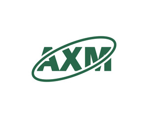 AXM logo design vector template